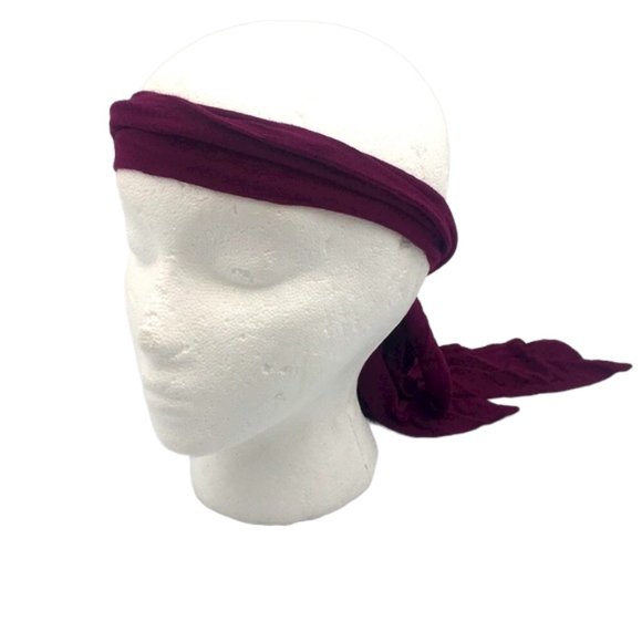 Maroon 🧣 Tie/Scarf - Picture 3 of 4